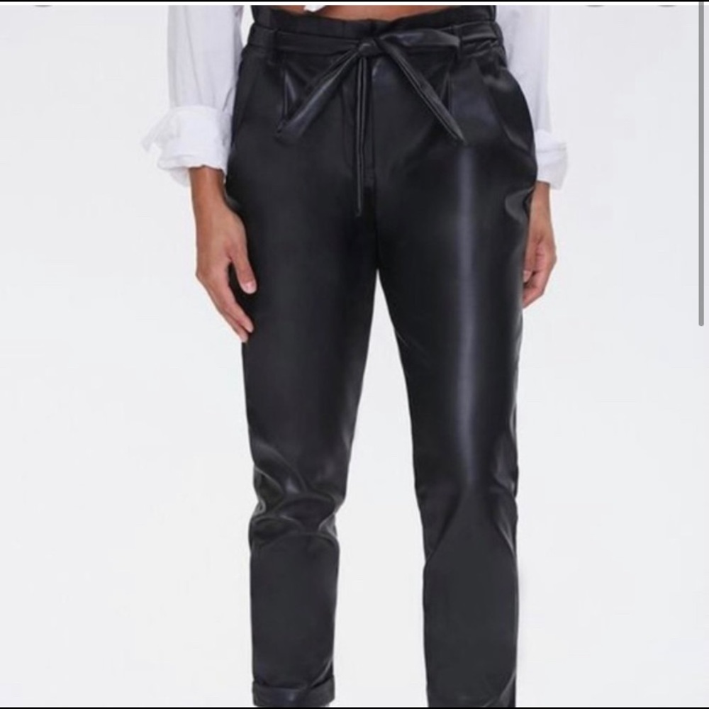 Almost Famous Faux Leather Pants.